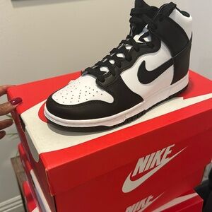 Brand New, never worn Nike high top Dunks